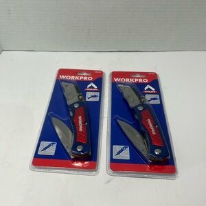 Red Utility Knife Set
